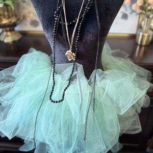 NWT - CHAMPAGNE & MINT Tutu's adult, Women, Children  SMALL, MEDIUM, LARGE & XL